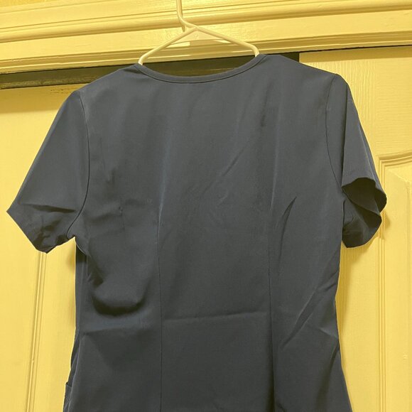 Navy Blue Scrub Top - Picture 6 of 9